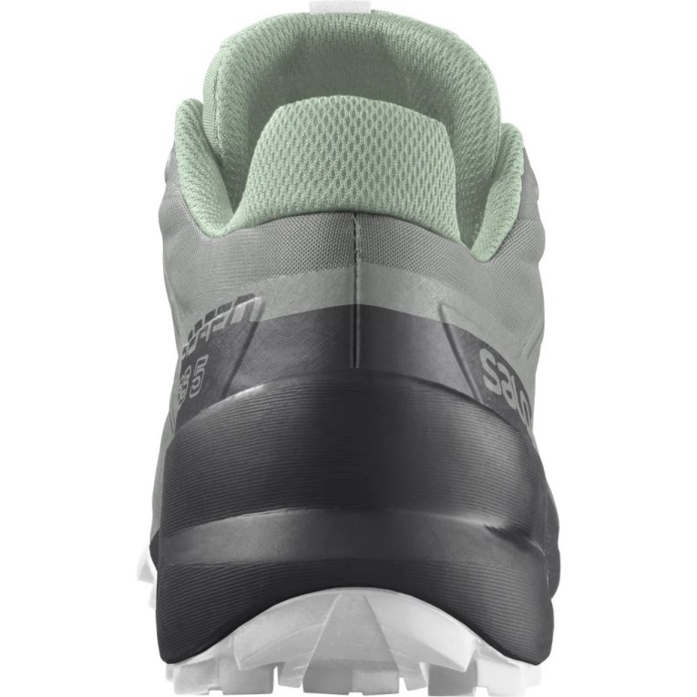 Salomon Speedcross 5 Women's Trail Running Shoes Grey / Mint | CA 36P80